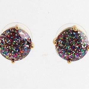 Kate spade glitter gumdrop earrings